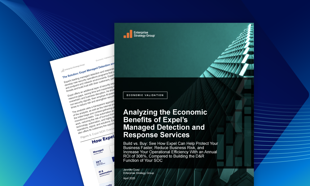 Economic benefit of Expel MDR services: Enterprise Strategy Group report